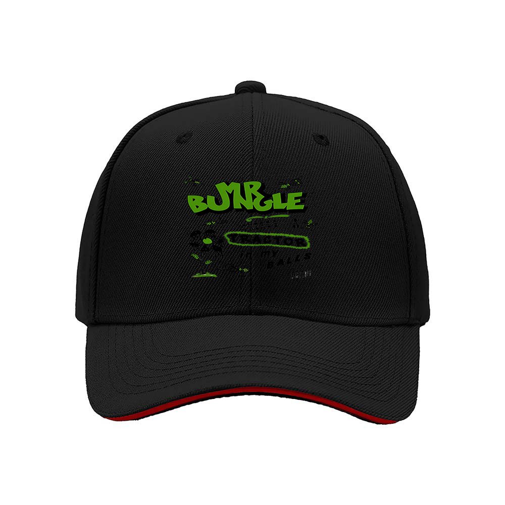 Bungle Logo Men's Baseball Cap Green Print Gift Hat