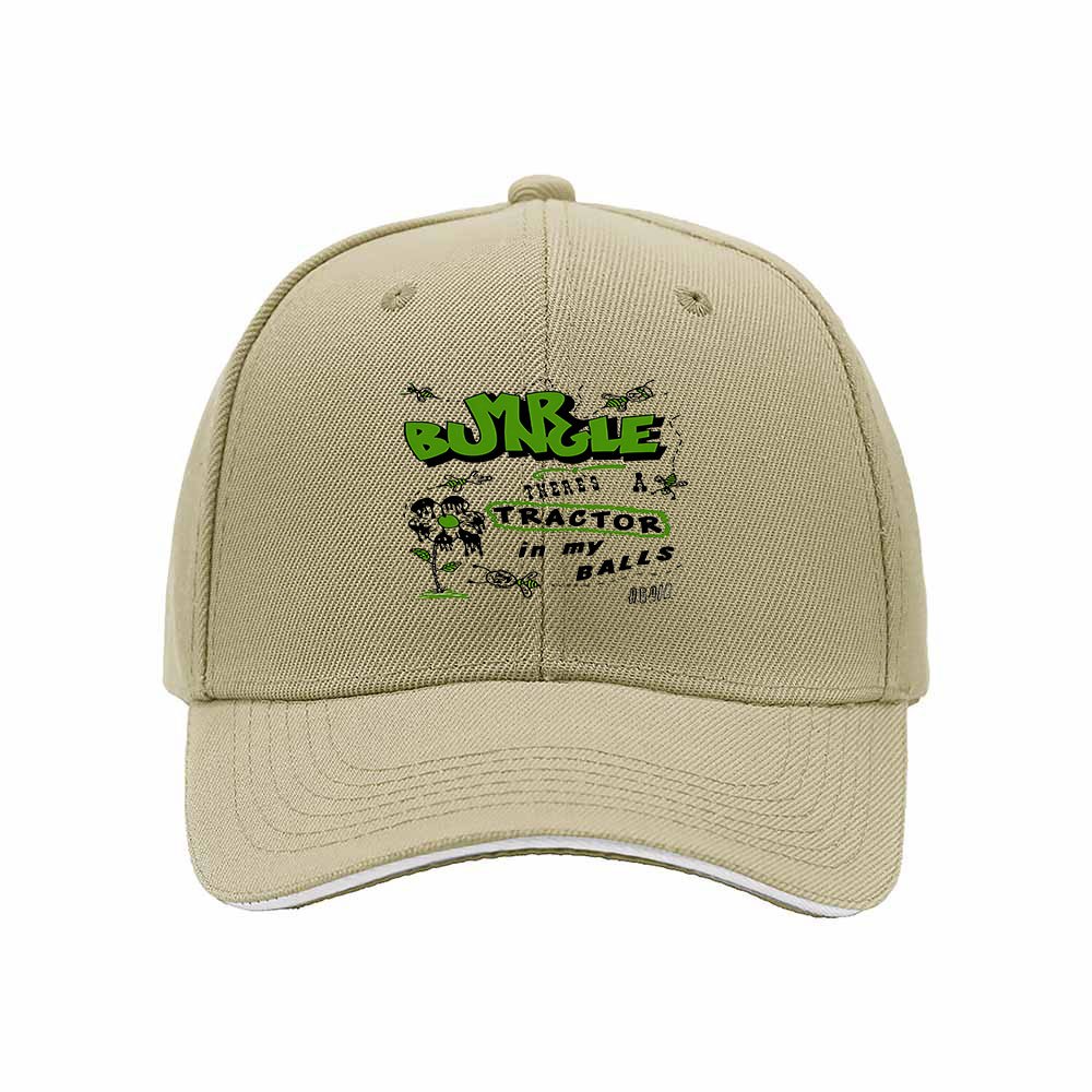 Bungle Logo Men's Baseball Cap Green Print Gift Hat - Image 4