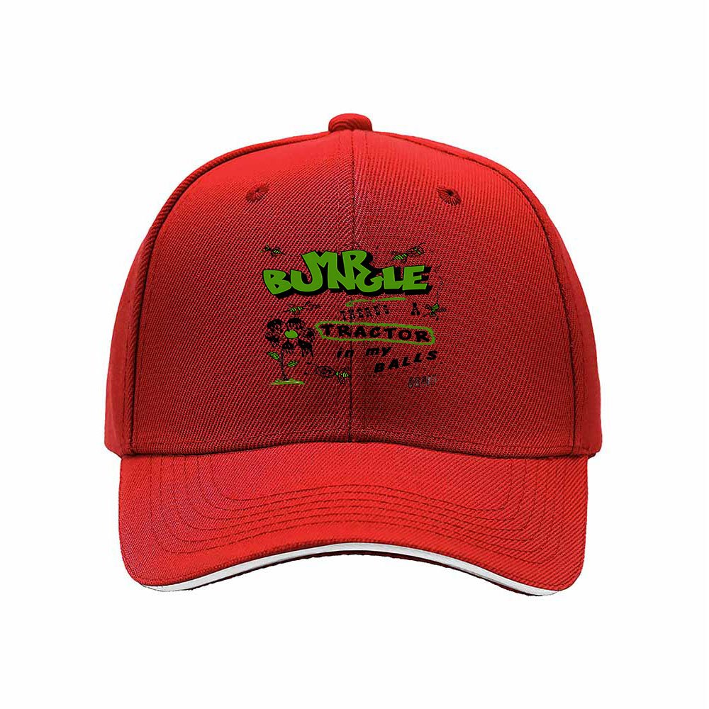 Bungle Logo Men's Baseball Cap Green Print Gift Hat - Image 6
