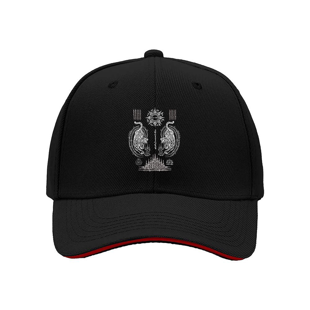 Black Embroidered Dragon Baseball Cap Men's Women's Gift Hat