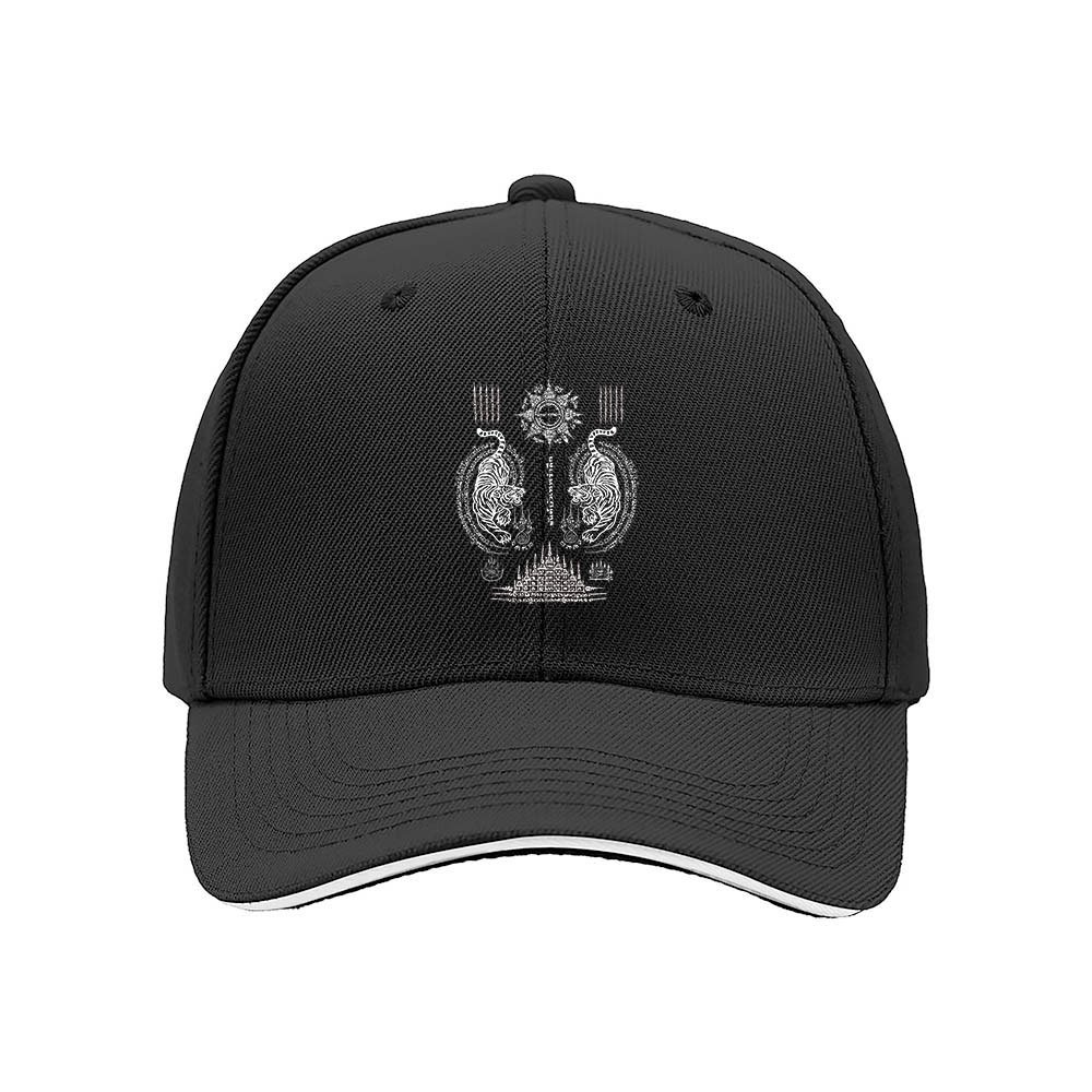Black Embroidered Dragon Baseball Cap Men's Women's Gift Hat - Image 3
