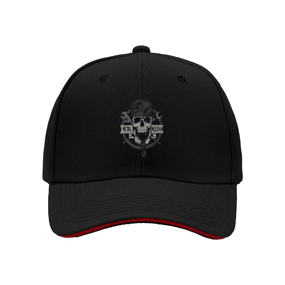 Black Skull Logo Baseball Cap Men's Women's Gift Fashion Hat