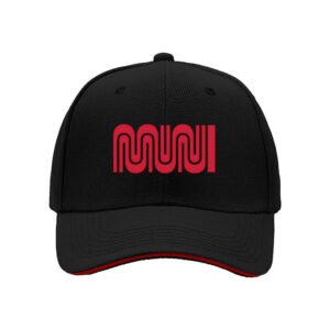 Red Logo Men's Baseball Cap Fashion Gift for Casual Wear