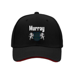 Murray Clan Tartan Cap Men's Baseball Hat Scottish Gift