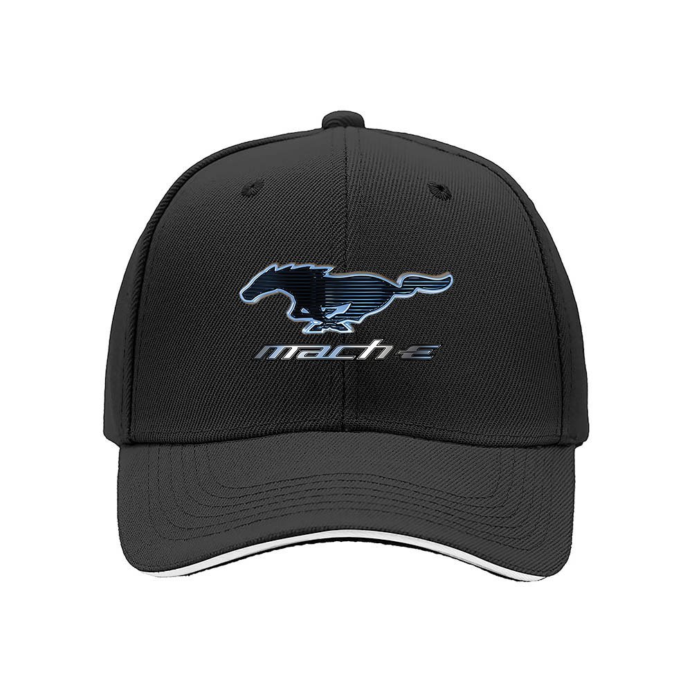 Ford Mustang Mach E Logo Men's Baseball Cap Gift for Car Enthusiasts - Image 3