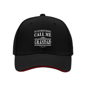 My Favorite People Call Me Grandad Men's Baseball Cap Gift