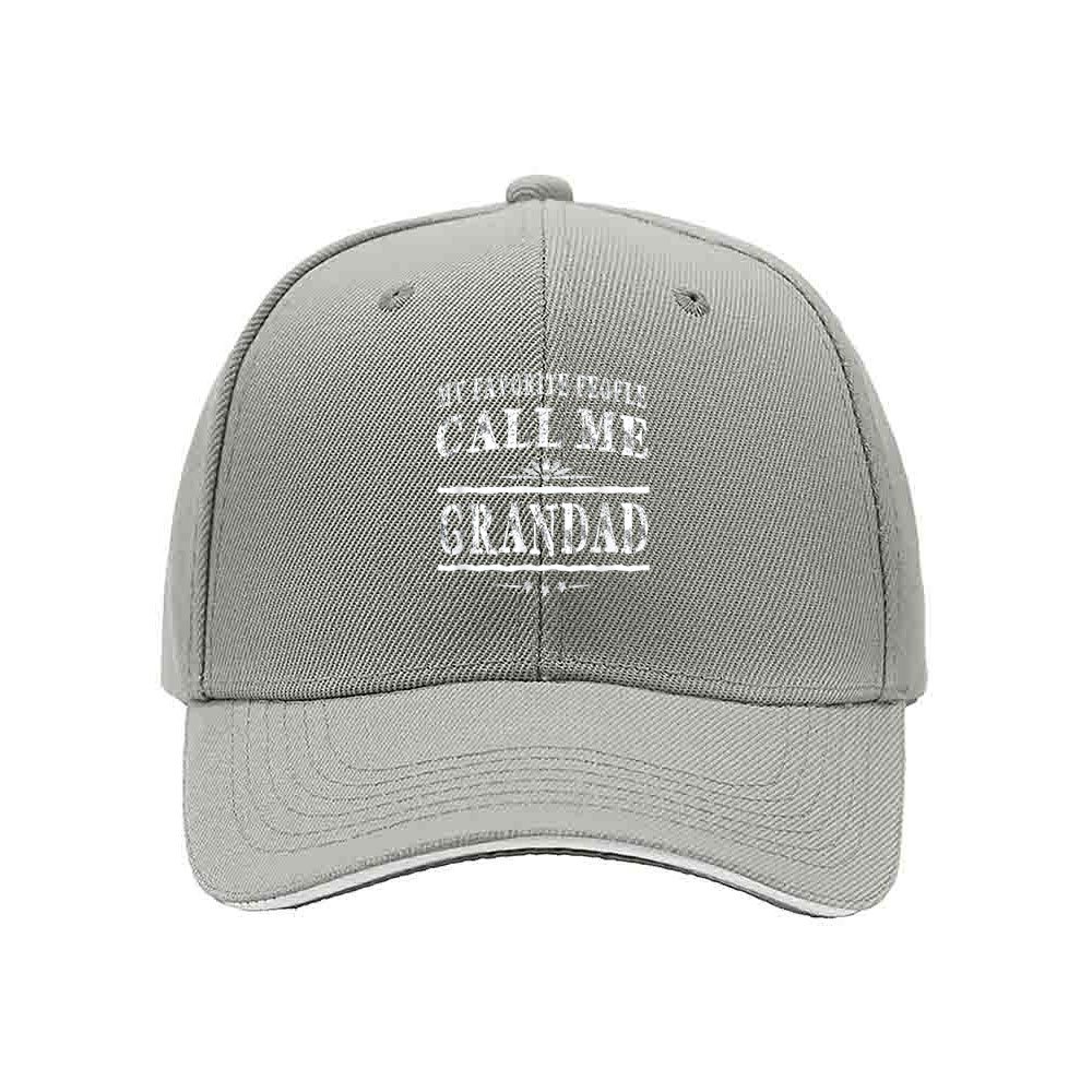 My Favorite People Call Me Grandad Men's Baseball Cap Gift - Image 7