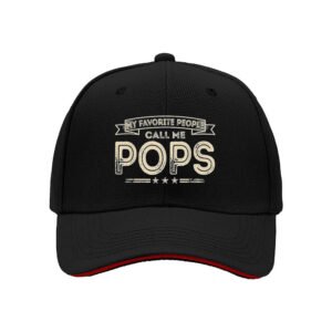 My Favorite People Call Me Pops Men's Baseball Cap Gift