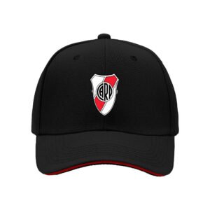 River Plate Football Club Men's Baseball Cap Black Red Logo Gift Sport Hat