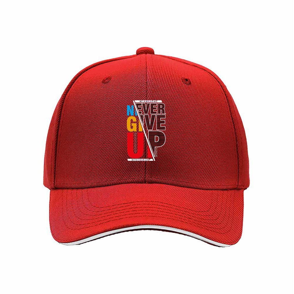 Never Give Up Baseball Cap Men Women Motivational Gift Hat - Image 6