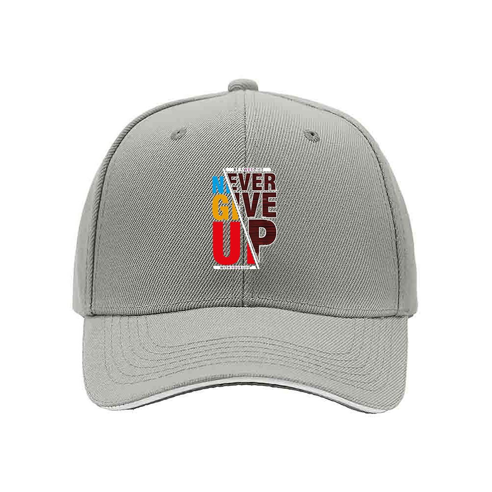 Never Give Up Baseball Cap Men Women Motivational Gift Hat - Image 7