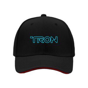 TRON Logo Baseball Cap Men Women Retro Sci-Fi Gift Hat