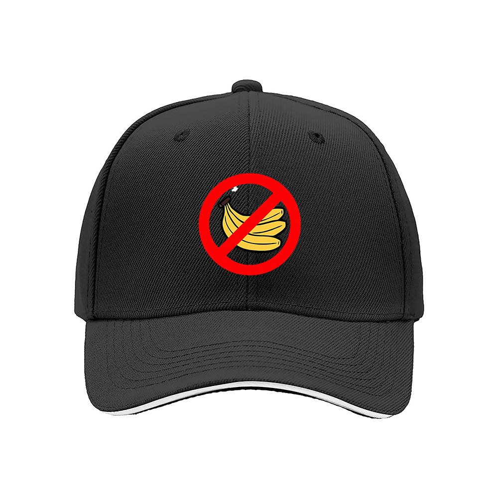 No Bananas Baseball Cap Men Women Funny Gift Hat - Image 3