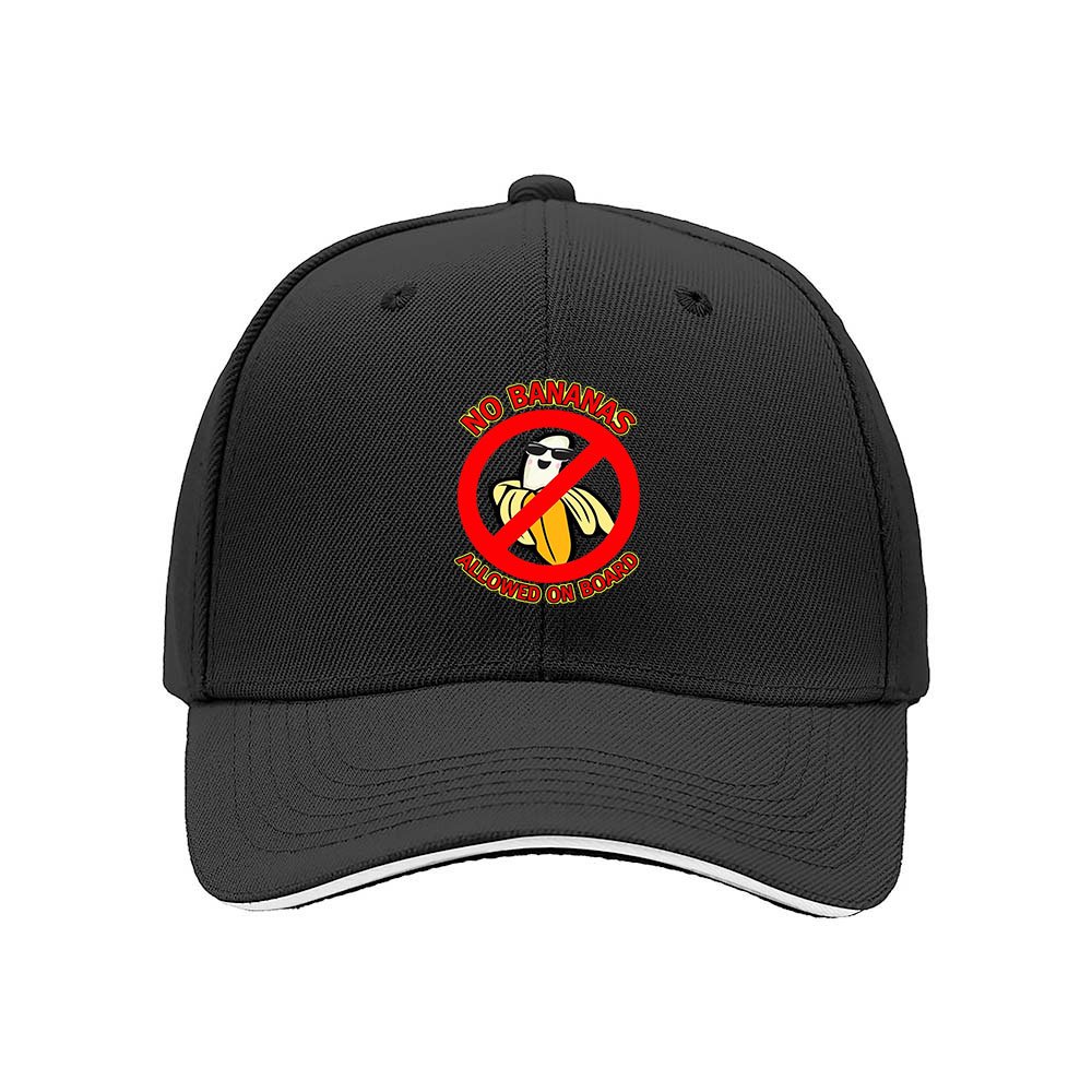 No Bananas Allowed Men's Baseball Cap Funny Gift Hat - Image 3