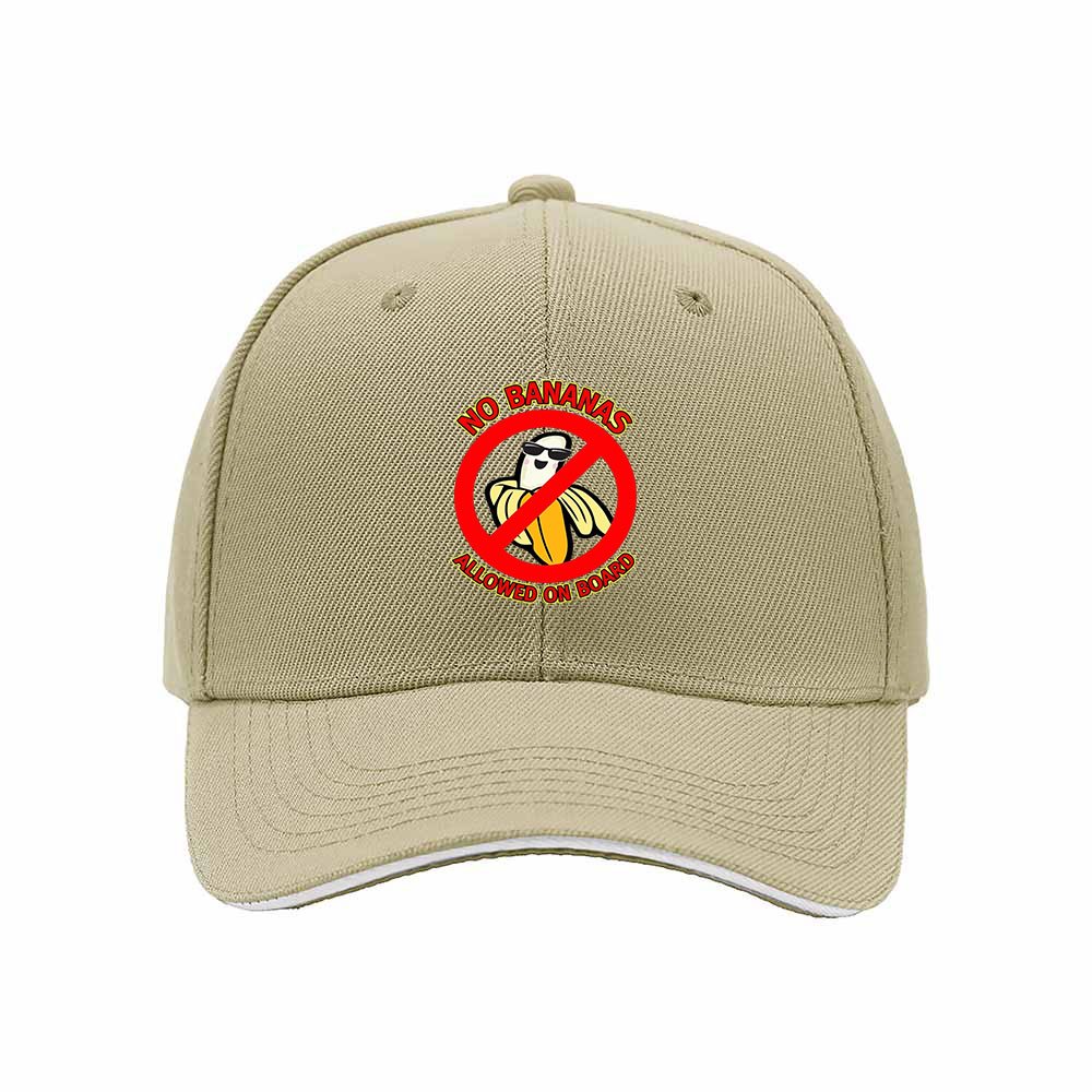 No Bananas Allowed Men's Baseball Cap Funny Gift Hat - Image 4