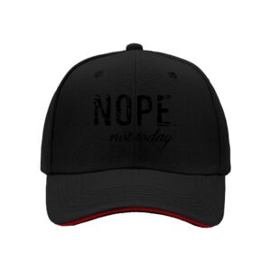 NOPE Not Today Men's Baseball Cap Fashion Gift Hat