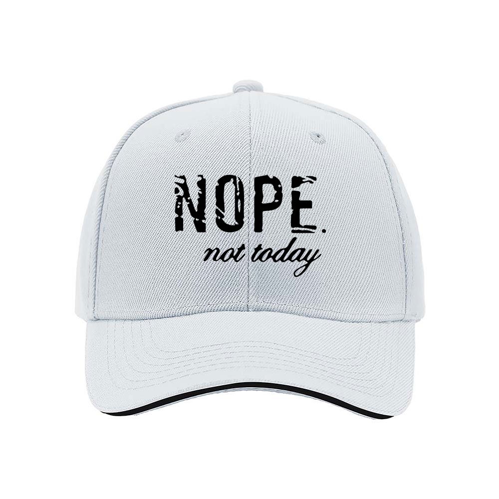 NOPE Not Today Men's Baseball Cap Fashion Gift Hat - Image 5