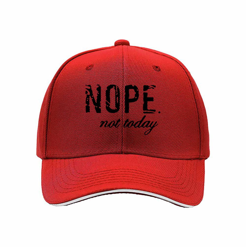 NOPE Not Today Men's Baseball Cap Fashion Gift Hat - Image 6