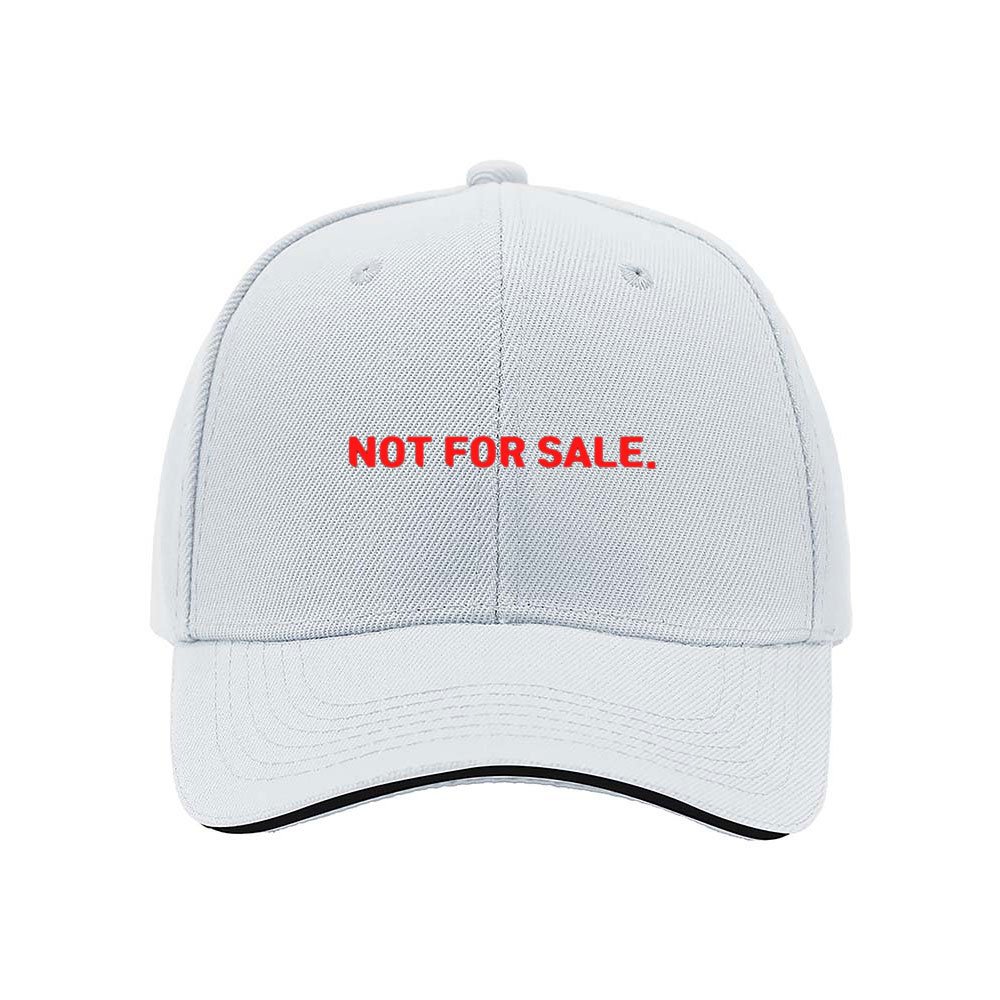 Not For Sale Baseball Cap Men Women Red Text Embroidered Hat Gift - Image 5