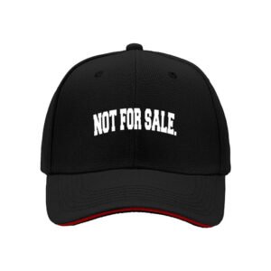 Not For Sale Baseball Cap Men Women Fashion Statement Hat Gift
