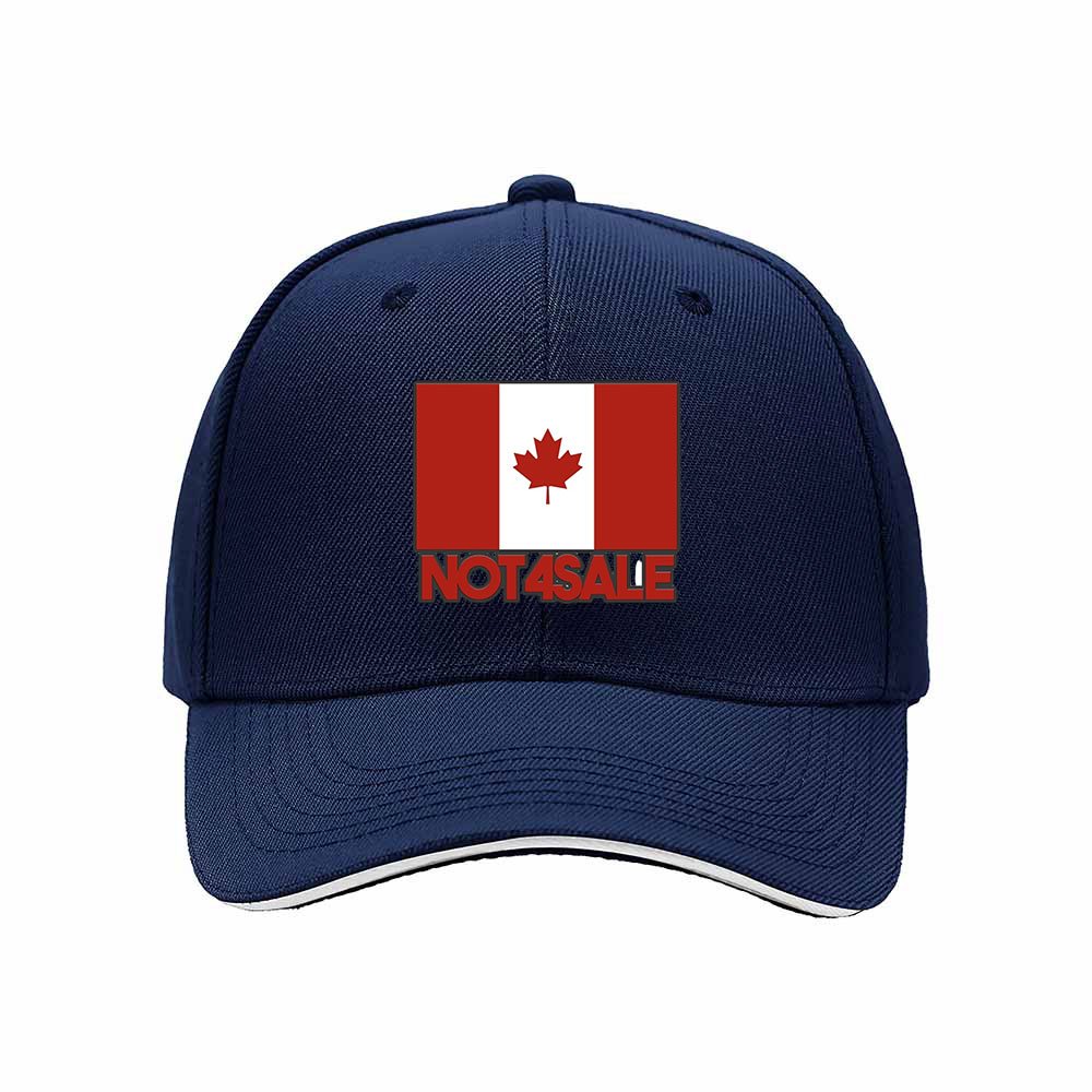 Canadian Flag Not4Sale Baseball Cap Men Women Gift Outdoor Fashion Hat - Image 2