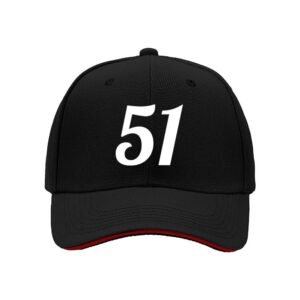 51 Number Baseball Cap Men Women Sport Gift Hat