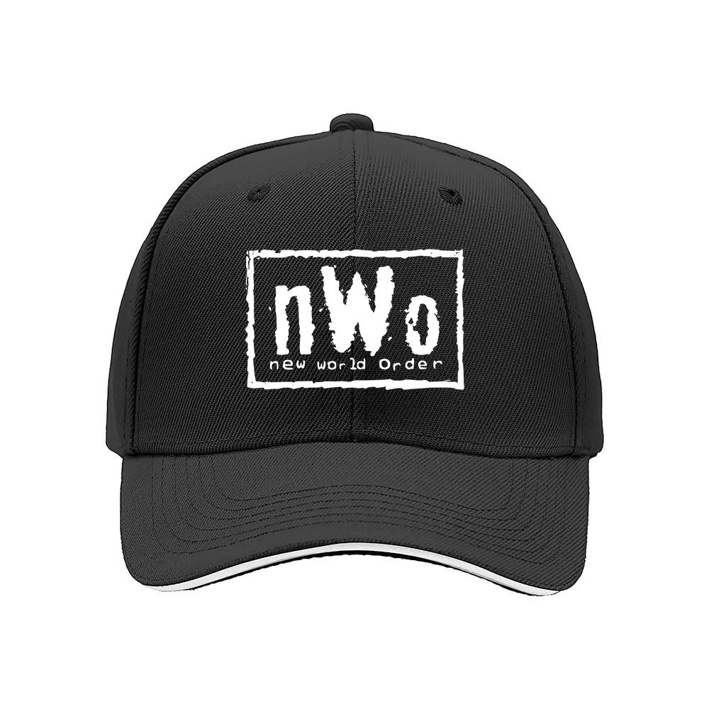 nWo New World Order Men's Baseball Cap Black Red Trim Gift - Image 3