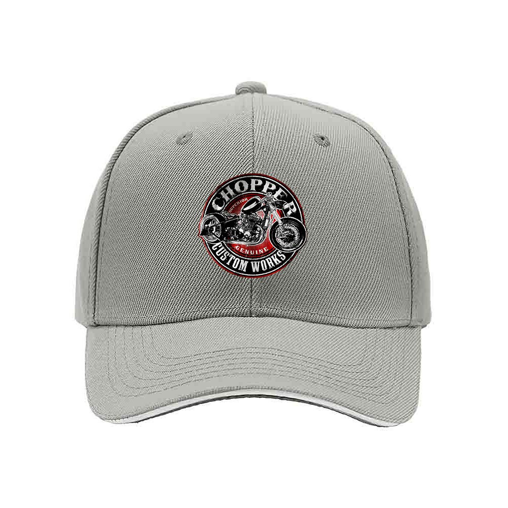 Chopper Custom Works Men's Baseball Cap Motorcycle Gift Hat - Image 7