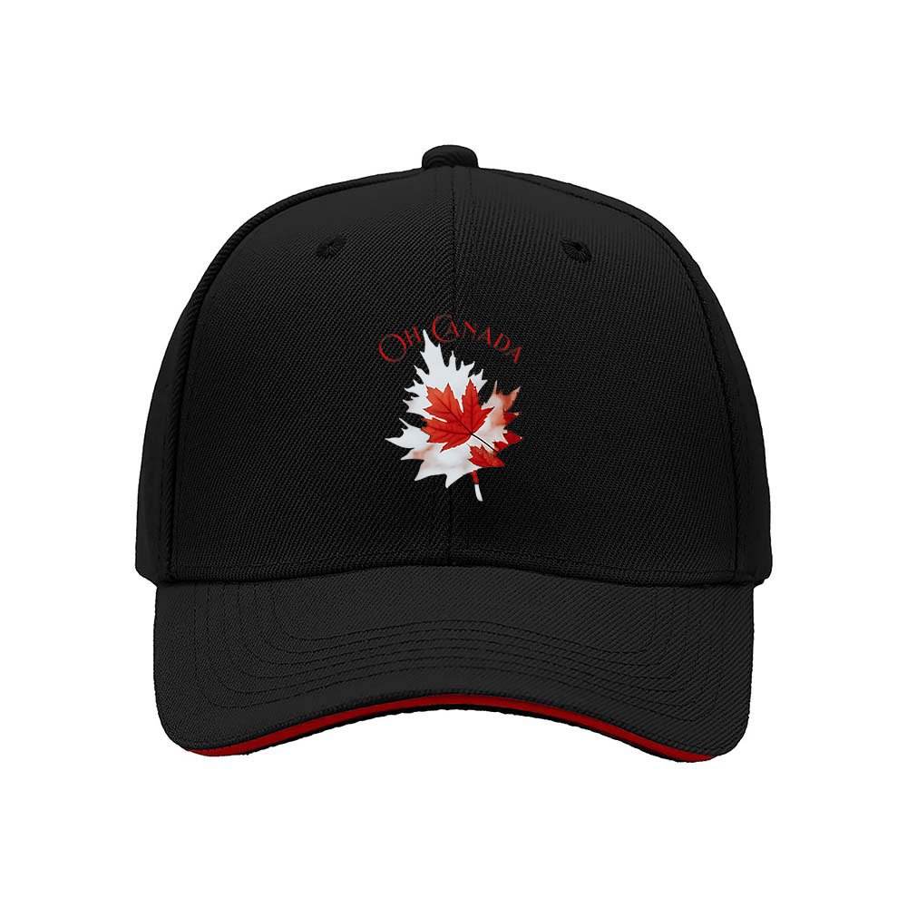 Oh Canada Maple Leaf Men's Baseball Cap Gift for Canadians