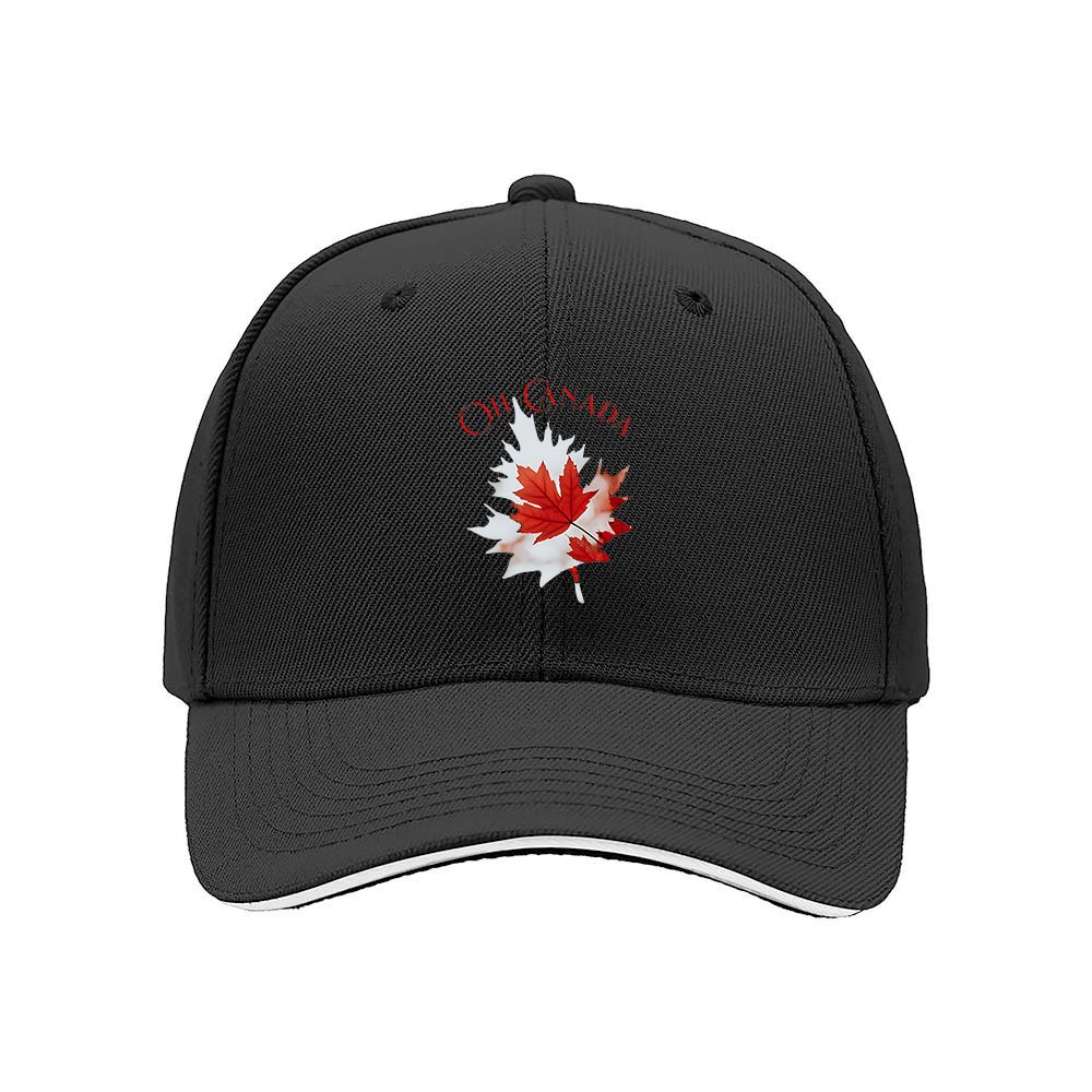 Oh Canada Maple Leaf Men's Baseball Cap Gift for Canadians - Image 3