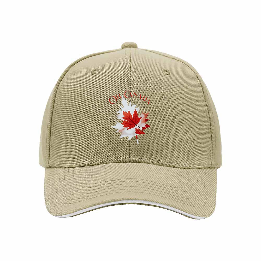 Oh Canada Maple Leaf Men's Baseball Cap Gift for Canadians - Image 4