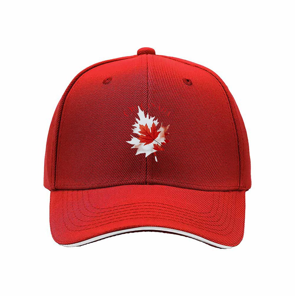 Oh Canada Maple Leaf Men's Baseball Cap Gift for Canadians - Image 6