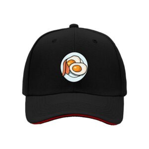 Fried Egg and Bacon Baseball Cap Men's Women's Gift Hat