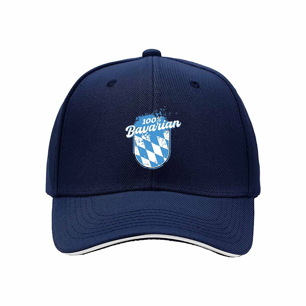 100% Bavarian Men's Baseball Cap German Flag Design Gift - Image 2