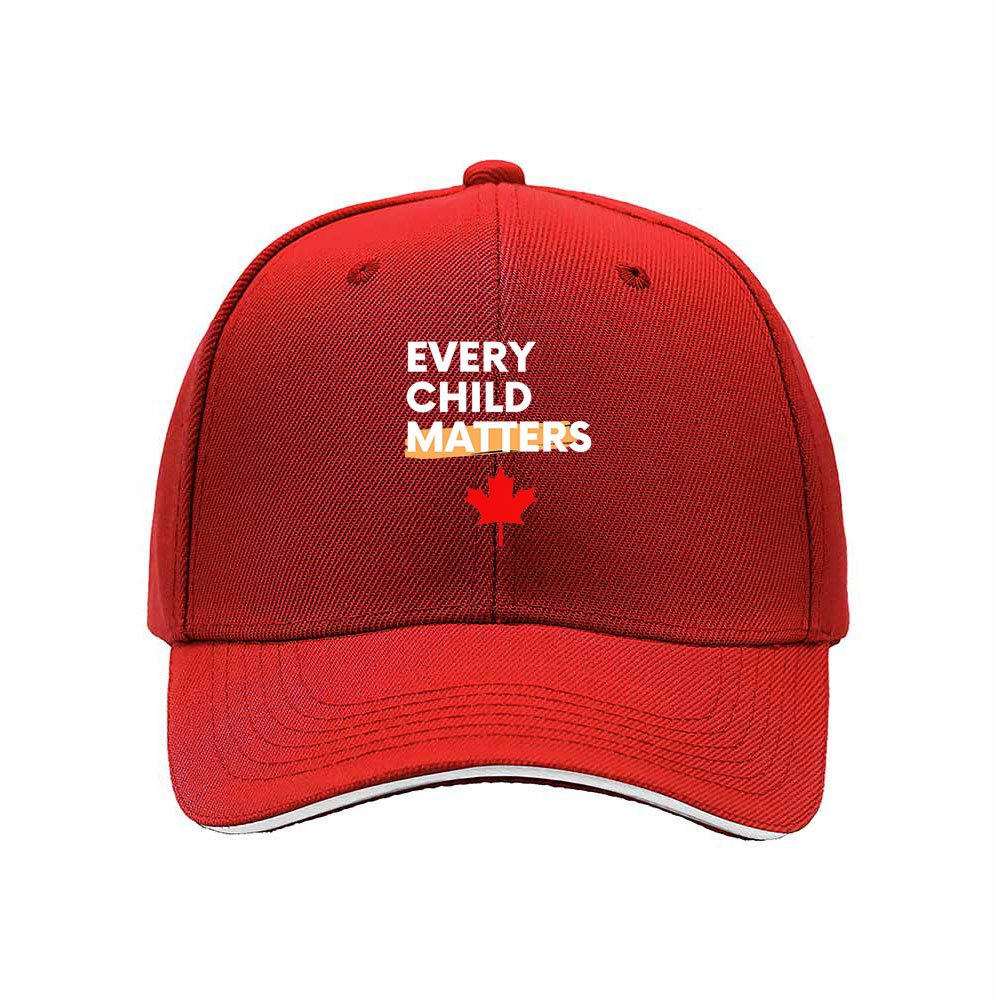 Every Child Matters Canada Maple Leaf Baseball Cap - Image 6