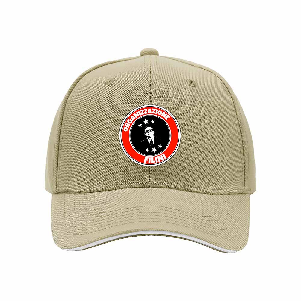 Organizzazione Filini Men's Baseball Cap Black Red Logo Hat Gift - Image 4