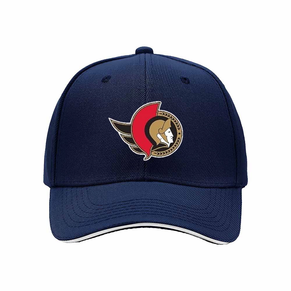 Ottawa Senators Men's Baseball Cap Black Logo Hat Gift - Image 2