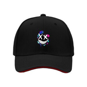 Colorful Skull Print Baseball Cap Men's Women's Fashion Gift Hat