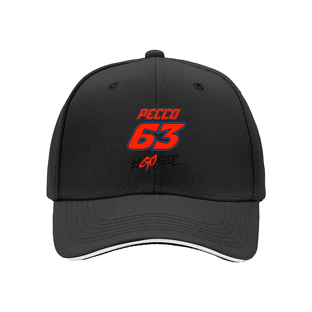 Pecco Bagnaia 63 MotoGP Baseball Cap Men Women Gift Hat - Image 3