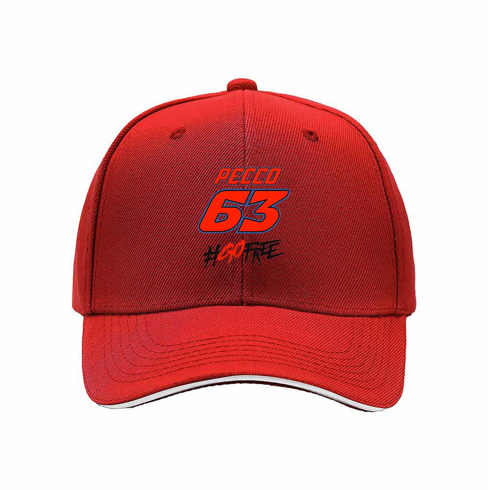 Pecco Bagnaia 63 MotoGP Baseball Cap Men Women Gift Hat - Image 6