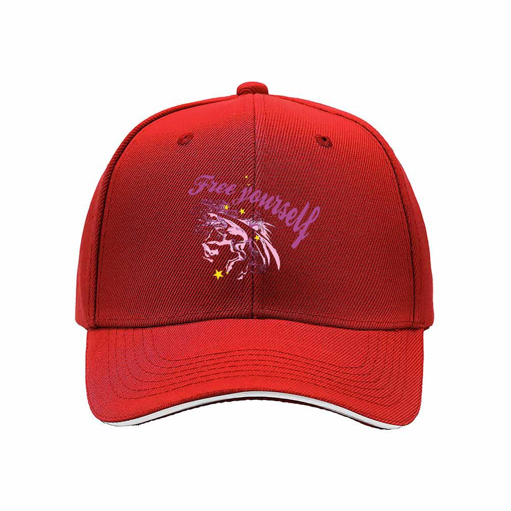 Free Yourself Horse Print Baseball Cap for Women Gift - Image 6