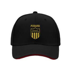 Penarol Football Club Men's Baseball Cap Black Gold Logo Hat Gift
