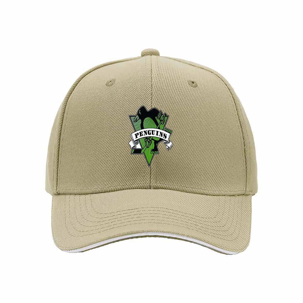 Penguins Logo Baseball Cap Men's Women's Gift Hat - Image 4