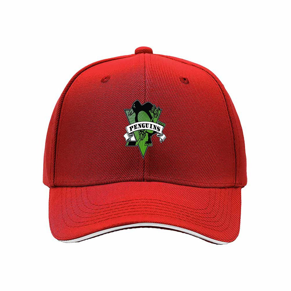 Penguins Logo Baseball Cap Men's Women's Gift Hat - Image 6
