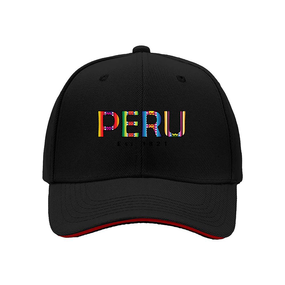 Peru Colorful Pattern Men's Baseball Cap Gift for Travelers
