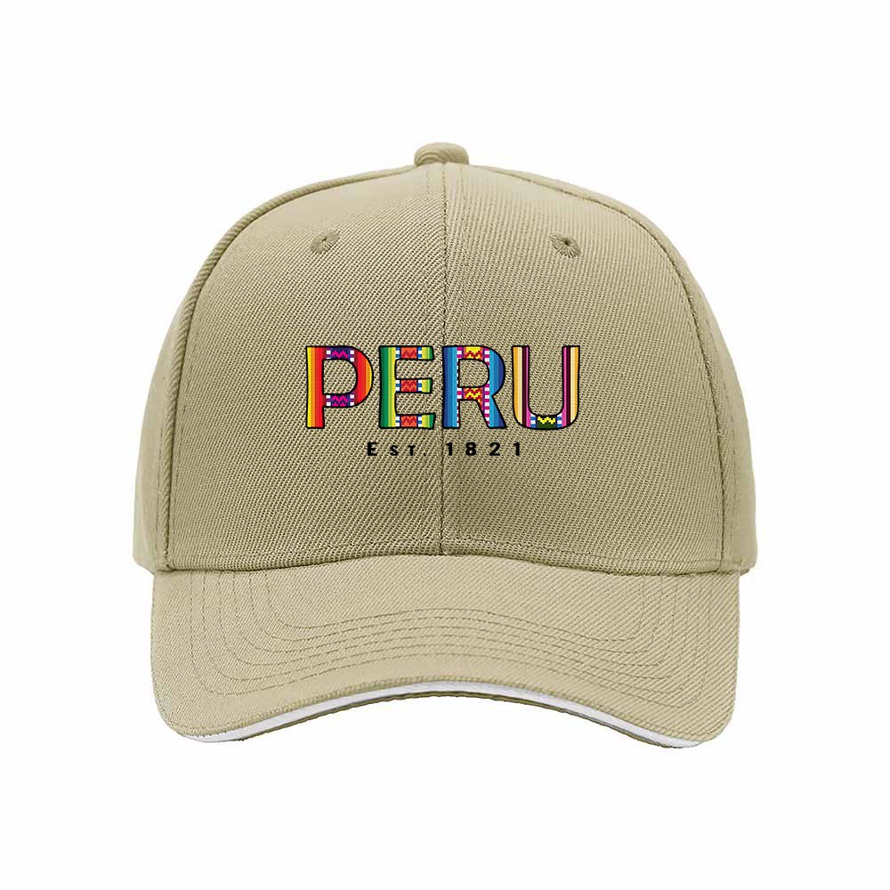 Peru Colorful Pattern Men's Baseball Cap Gift for Travelers - Image 4