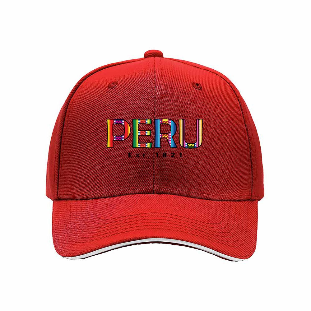 Peru Colorful Pattern Men's Baseball Cap Gift for Travelers - Image 6