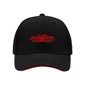 50 Jahre Peter Maffay Men's Baseball Cap Red Logo Gift Hat