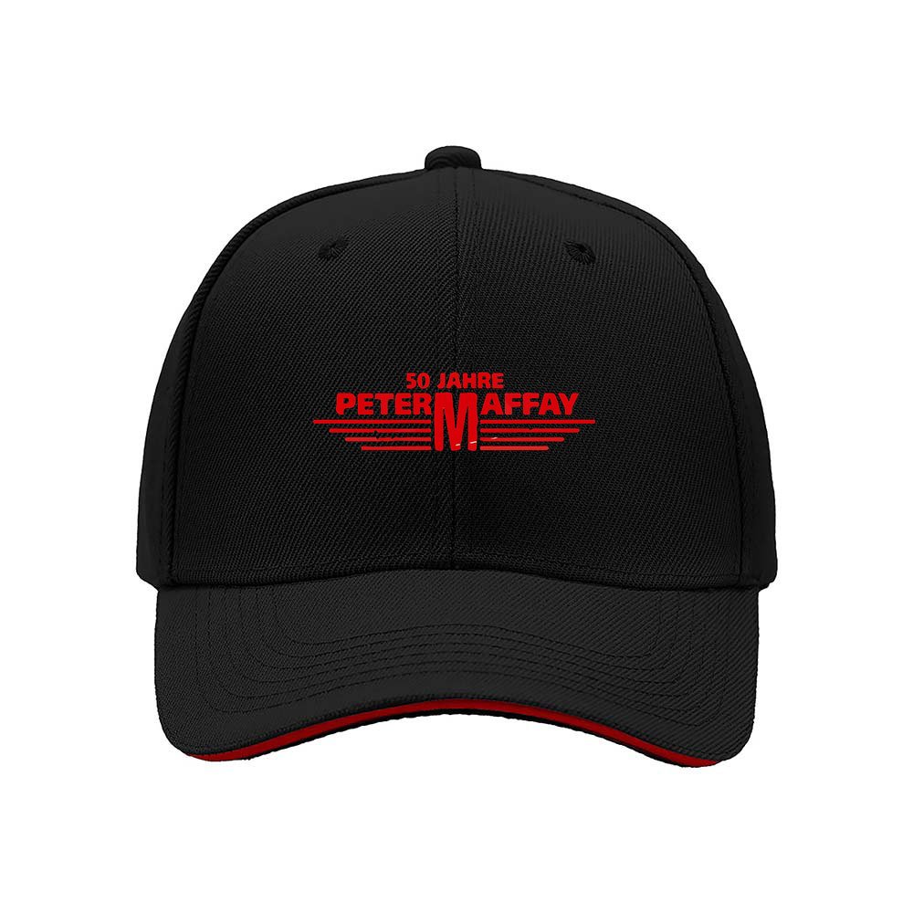 50 Jahre Peter Maffay Men's Baseball Cap Red Logo Gift Hat