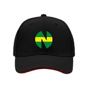 Men's Baseball Cap with Green Yellow N Logo Design Gift for Fans